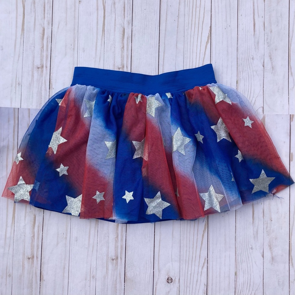 Justice 4th of July Skirt